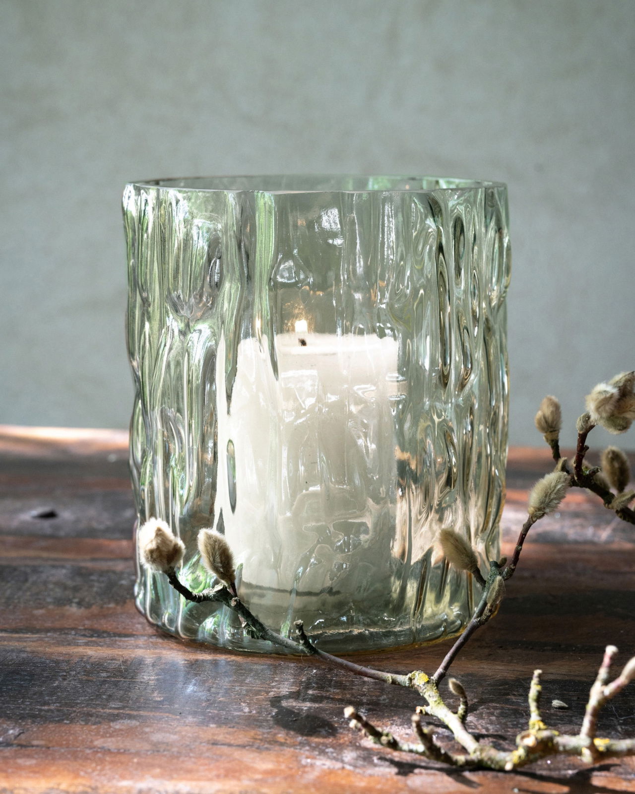 Vivienne theelichthouder groen