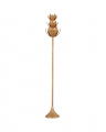 Alberto 70" Floor Torchiere Antique Gold Leaf