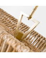 Antigua 54" Linear Natural Abaca