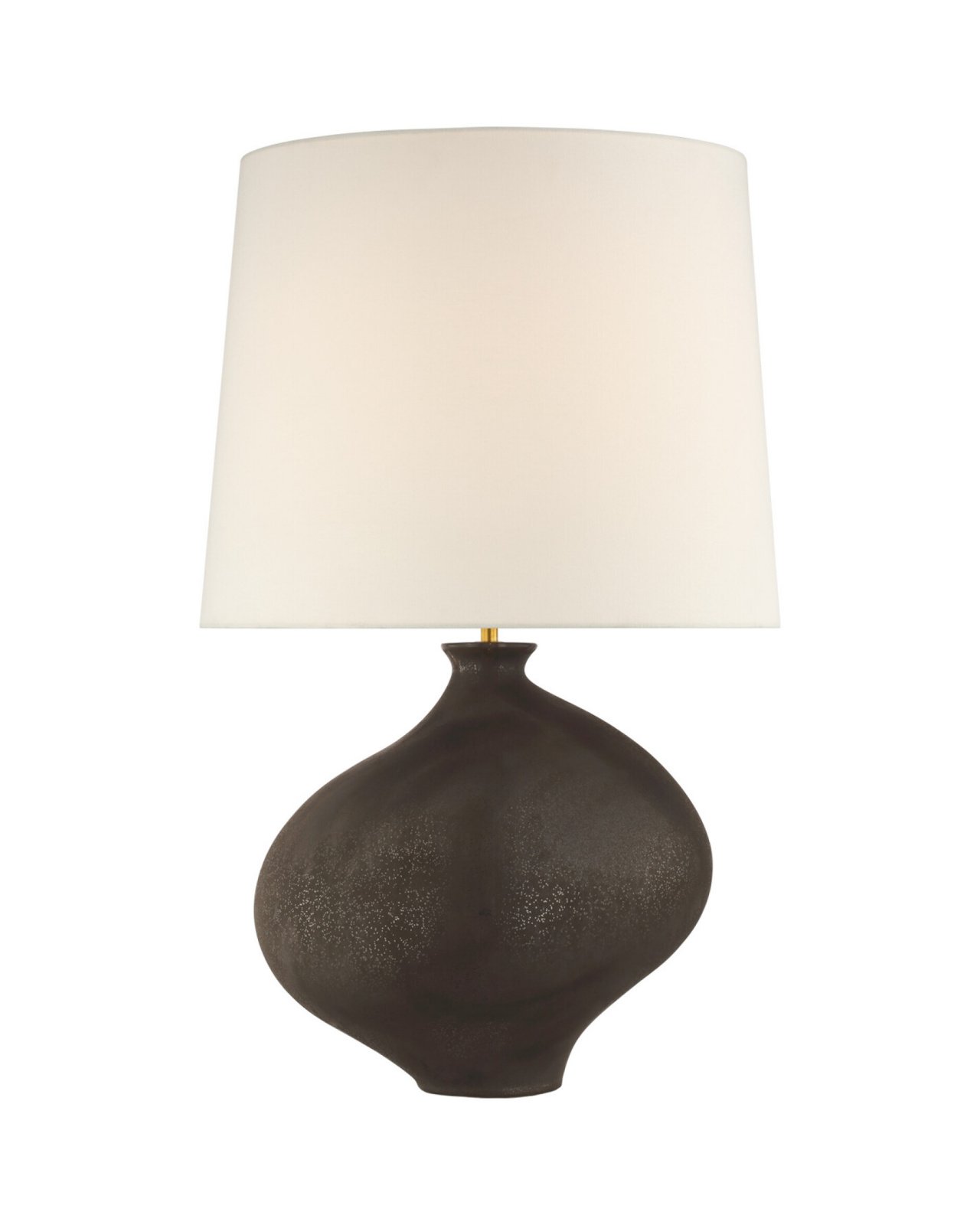 Celia Right Table Lamp Stained Black Metallic Large