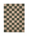 Square Rug forest green