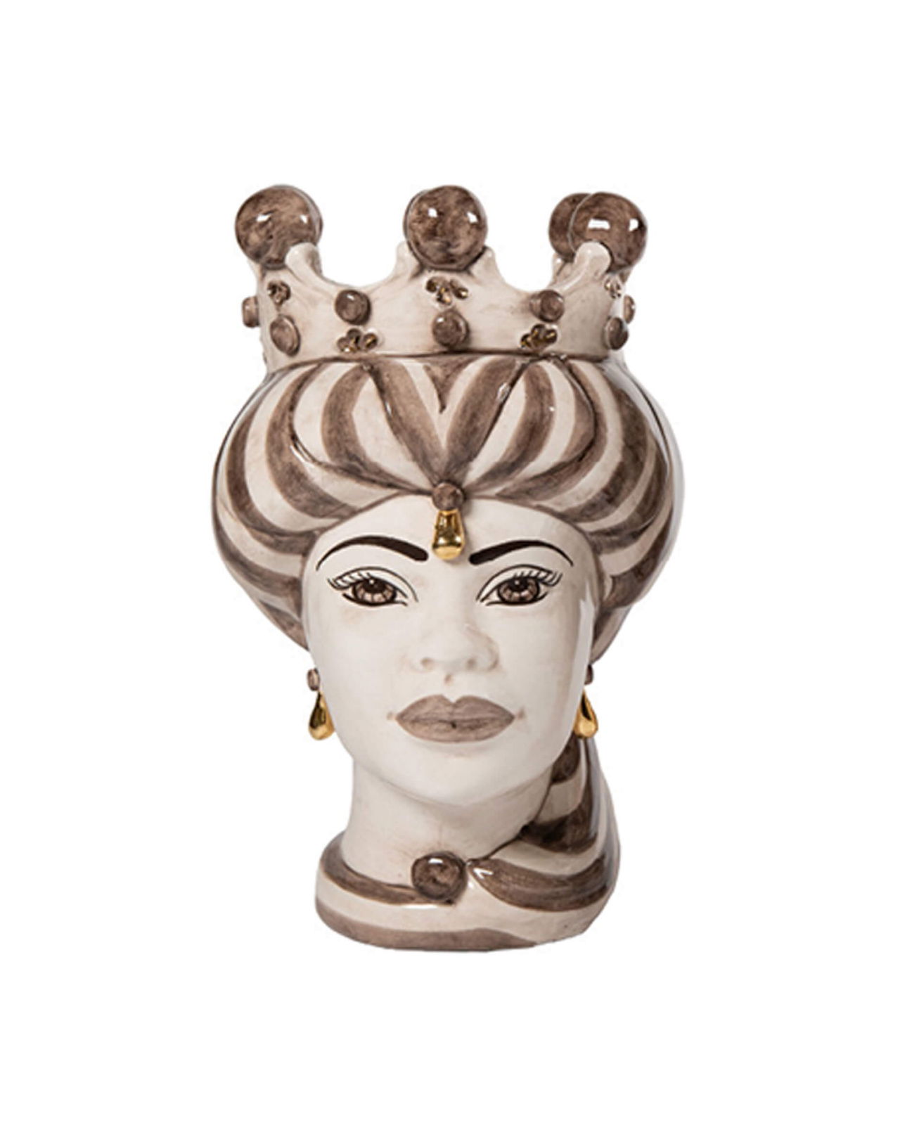 Testa Di Moro Donna White/Brown