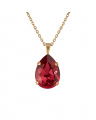Mini Drop Necklace Mulberry Red