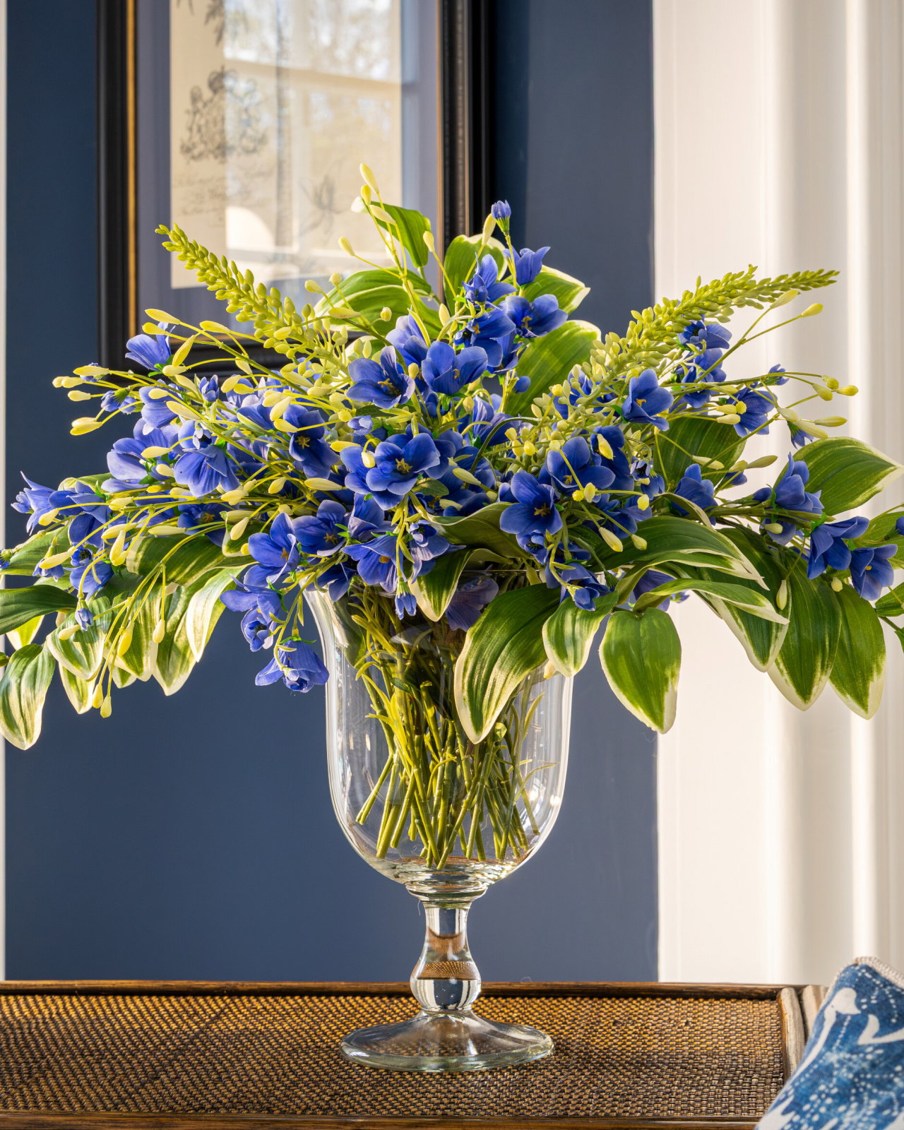 Sterling glass vase