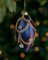 Astra Drop Bauble Blue/Gold