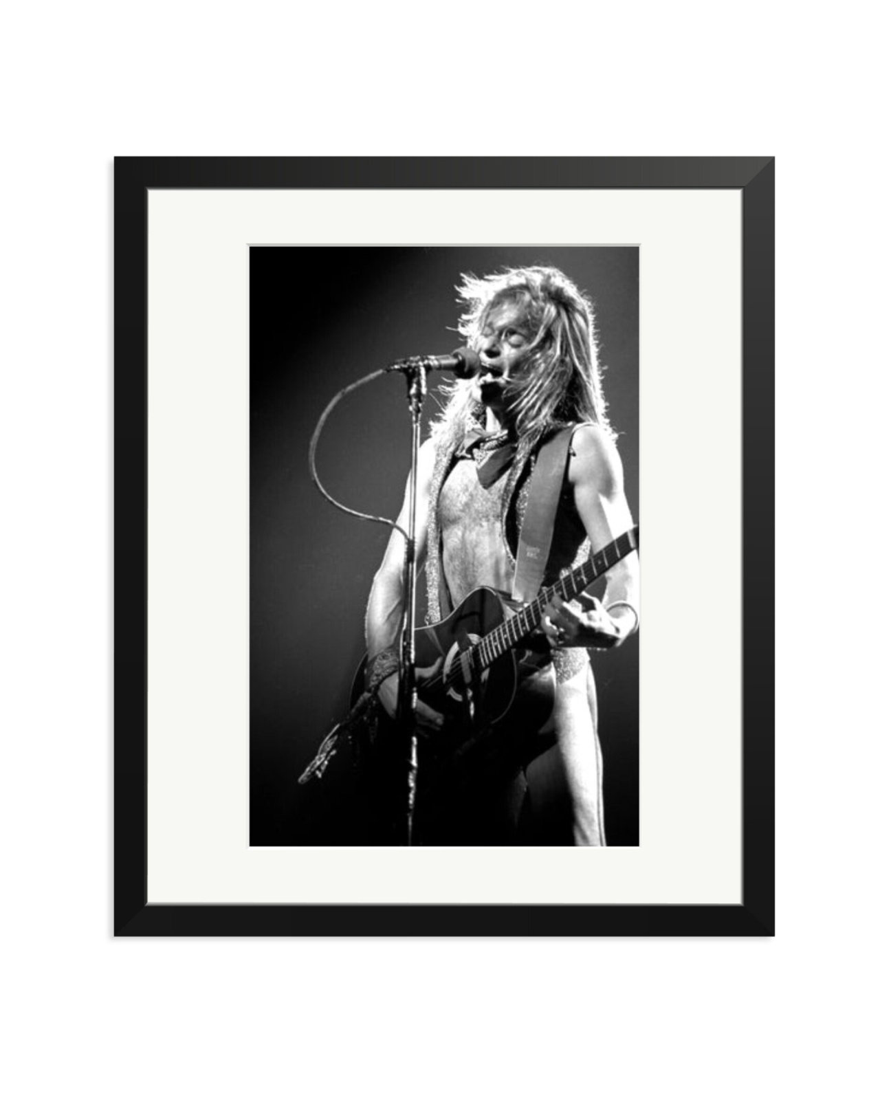 David Lee Roth of Van Halen 1981 Black / Large
