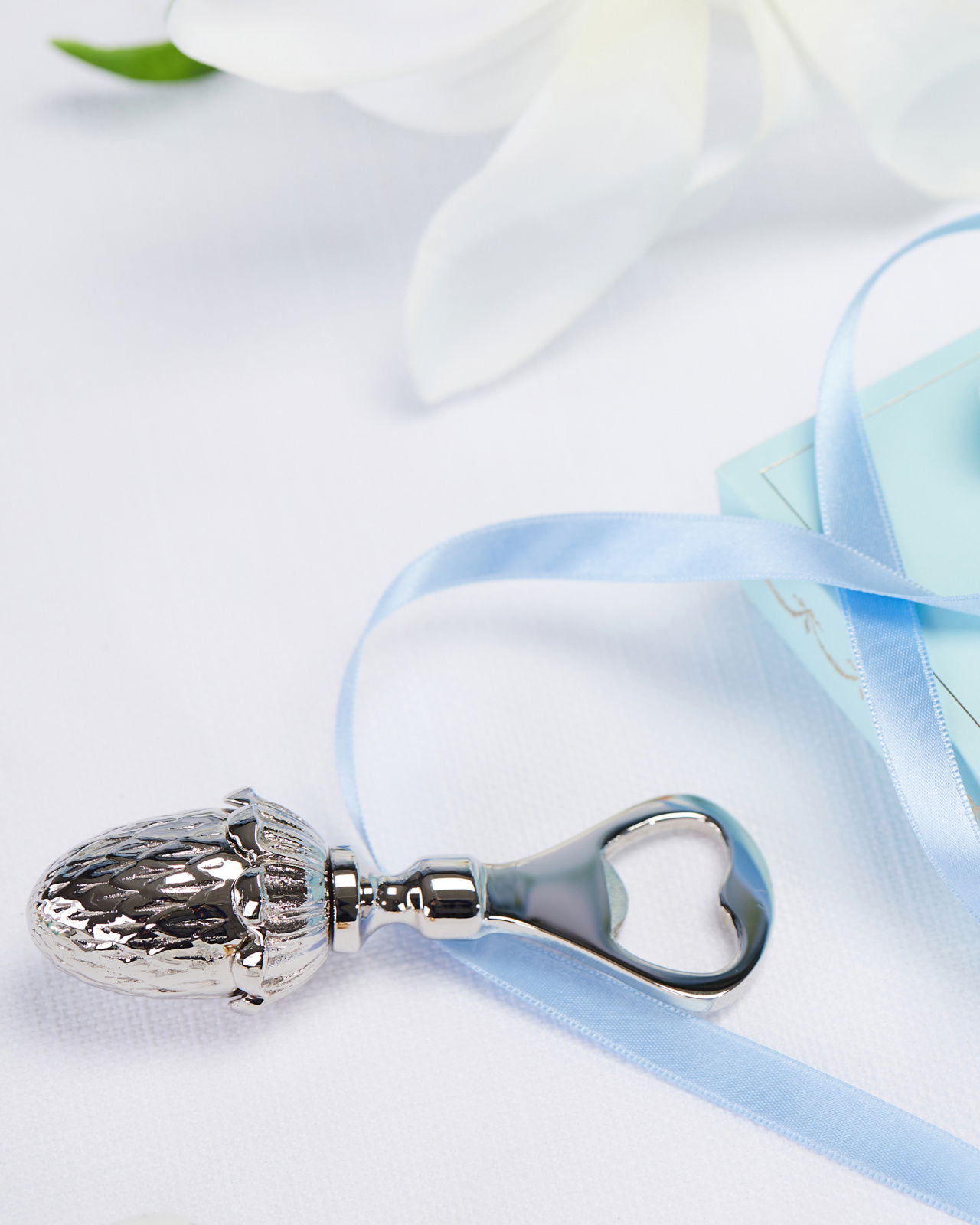 Ekollon flasköppnare silver