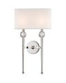 Rockland vegglampe nikkel