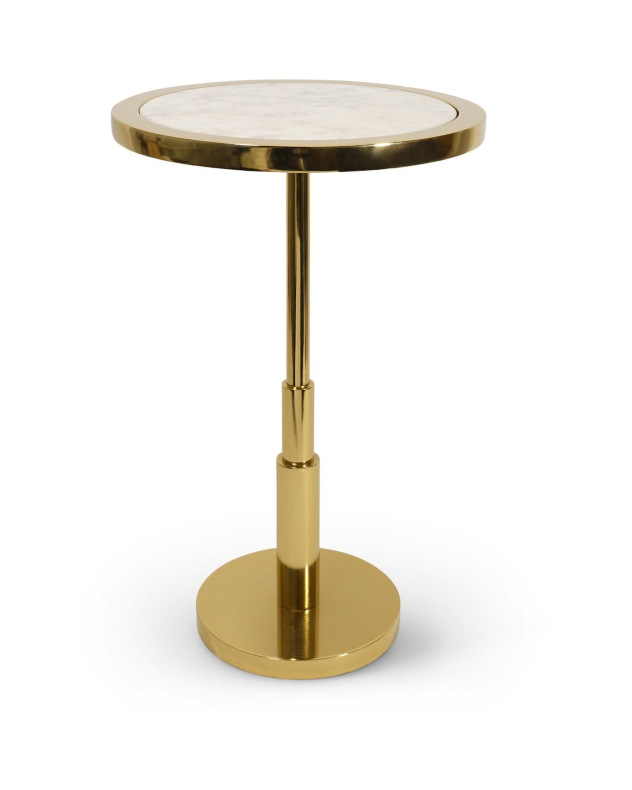 Cocktail side table gold