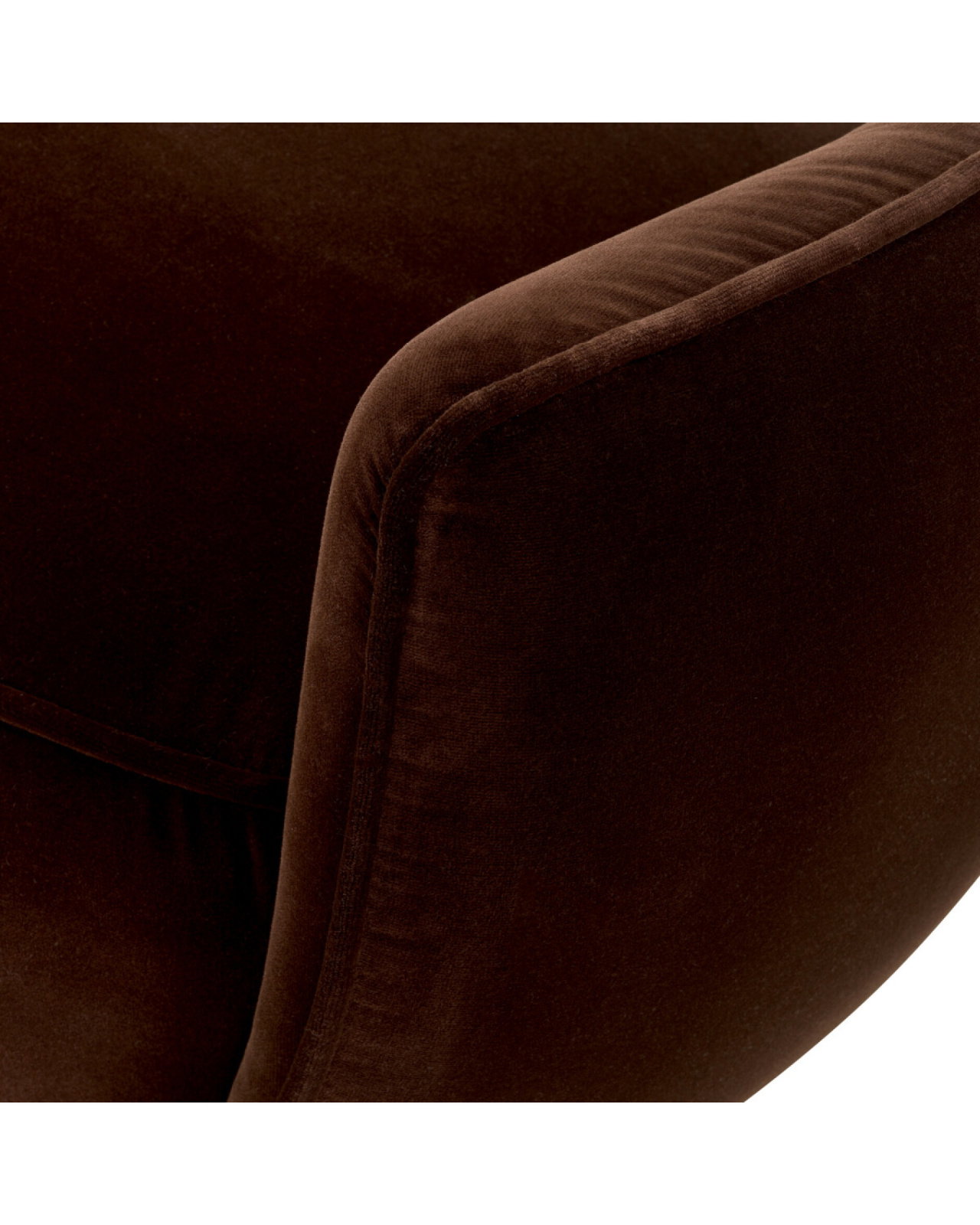 Stirling Bench Sonoma Brown Velvet