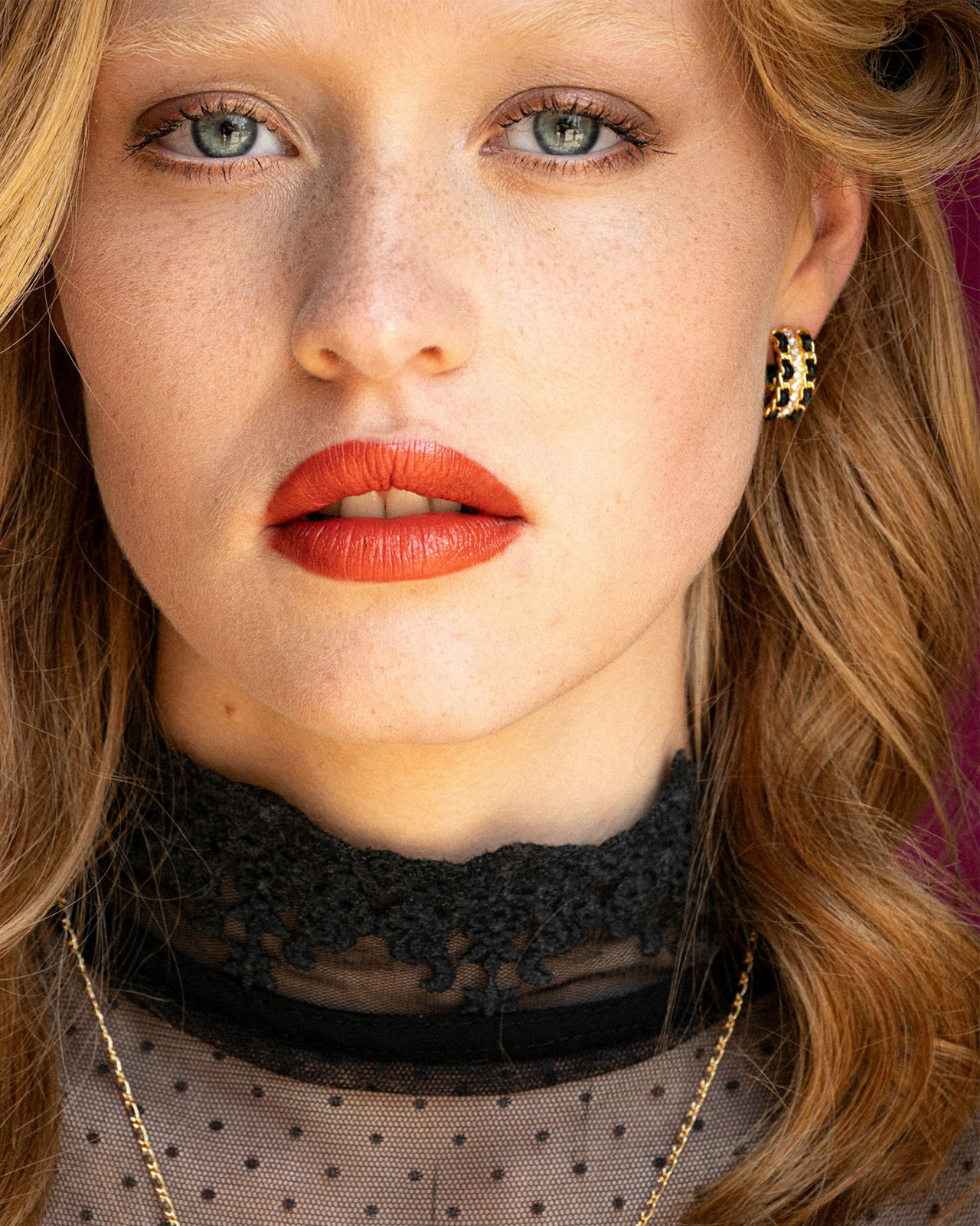 Coco Hoops Ohrringe Jet