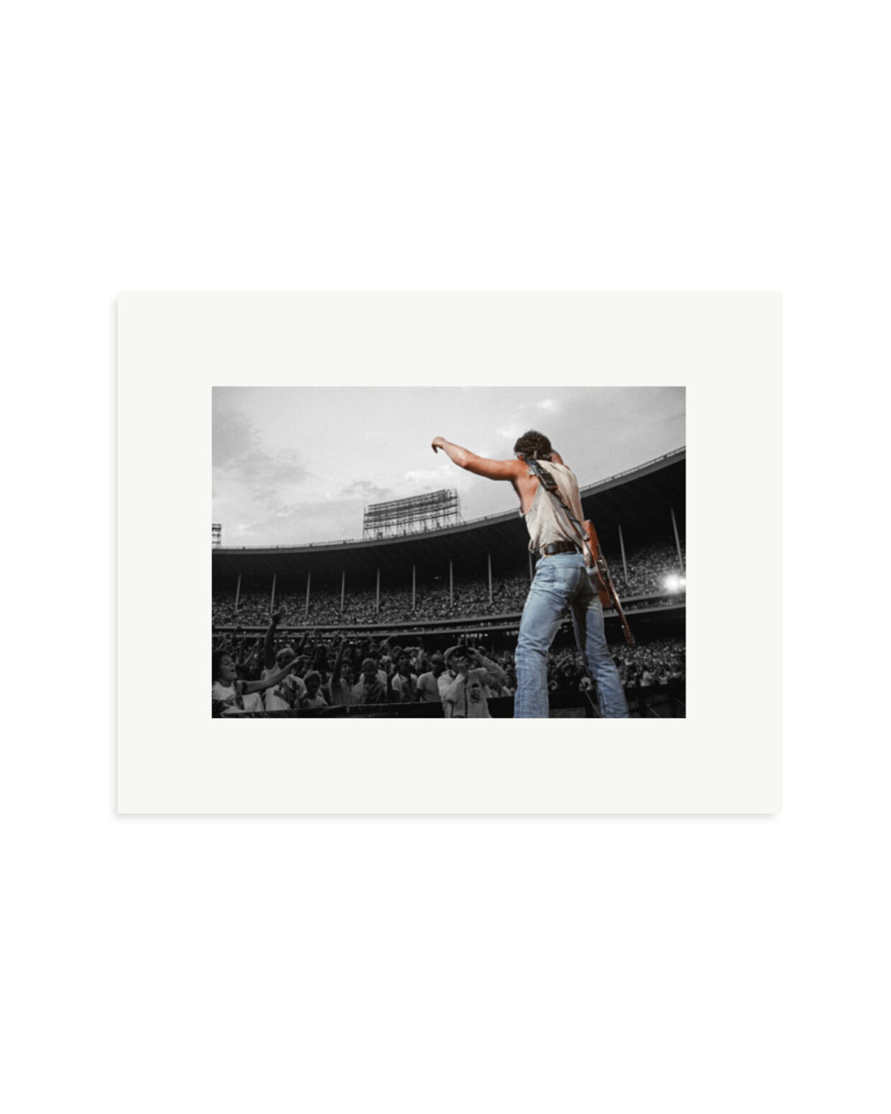 Bruce Springsteen at Cleveland Stadium 1985 Print Only / Small