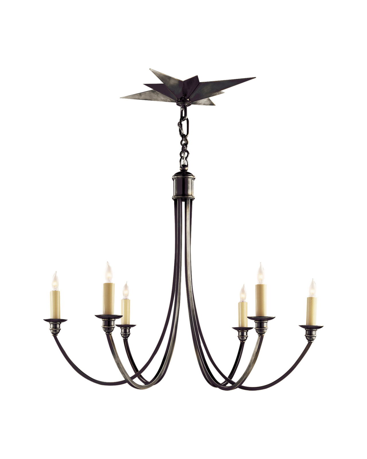 Medium Venetian Chandelier Bronze