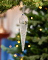 Ivy Icicles Christmas Tree Decoration 2-pack