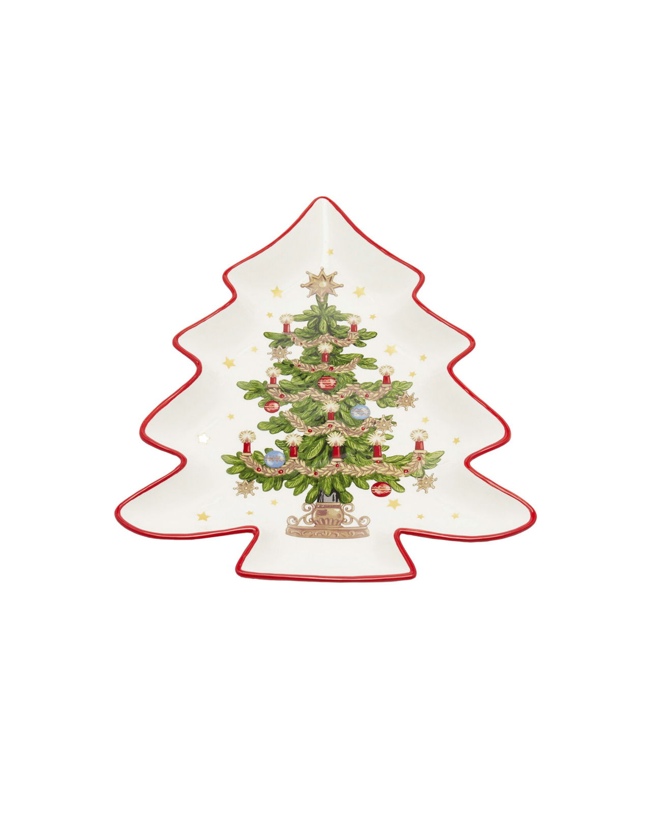 Carmina Serving Dish White/Red