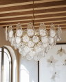 Darcia Chandelier Aged Brass