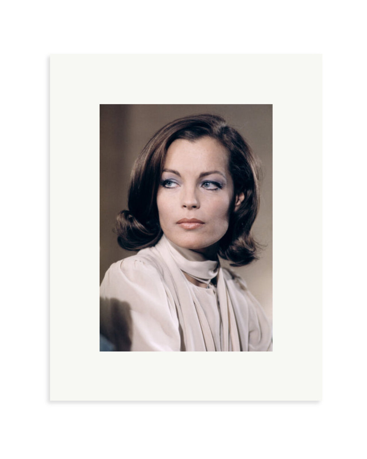 Romy Schneider on Set Print Only / Small