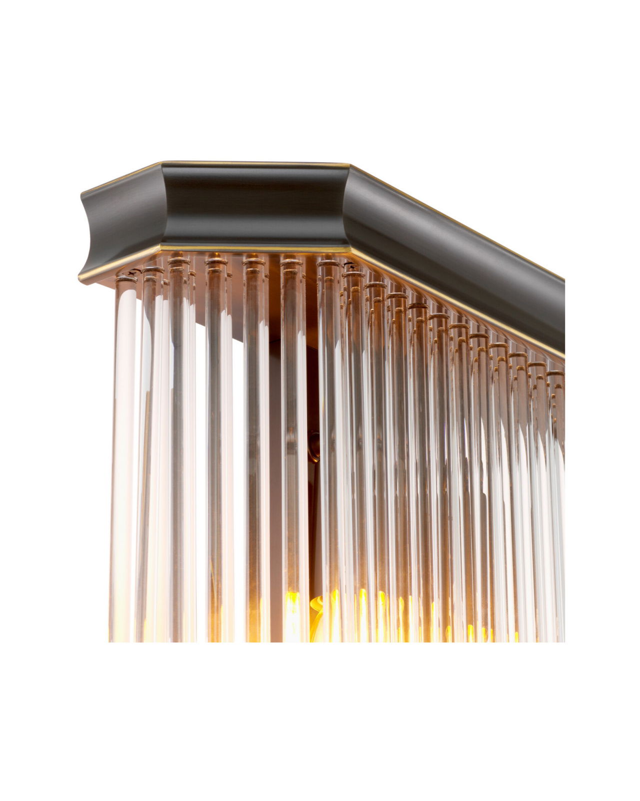 Estela wandlamp brons