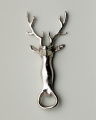 Deer Bottle Opener Silver