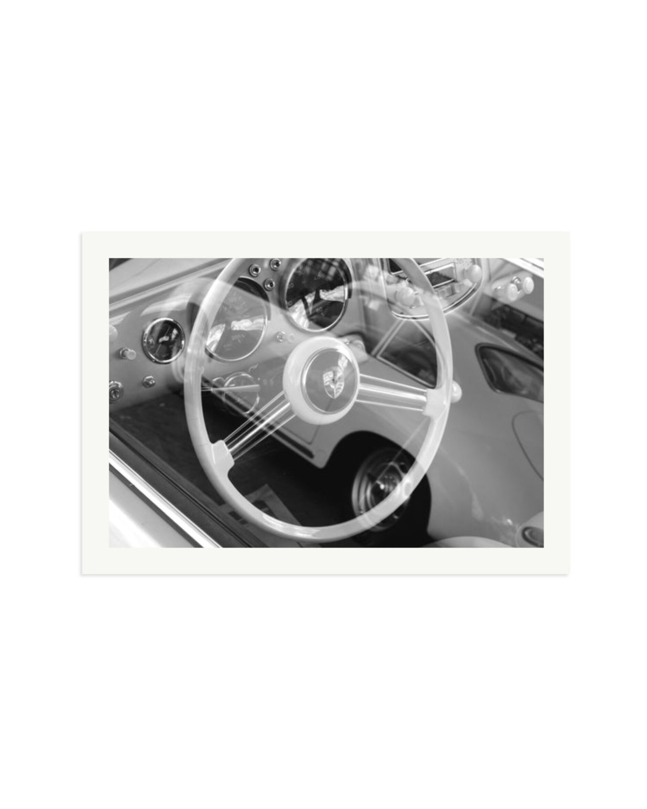 Porsche Steering Wheel Print Only / XXL