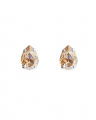 Petite Drop Stud korvakorut golden shadow rhodium