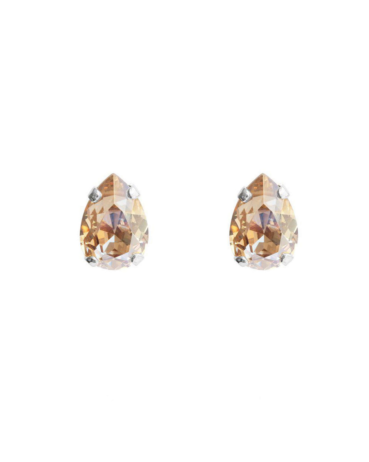 Petite Drop Stud korvakorut golden shadow rhodium