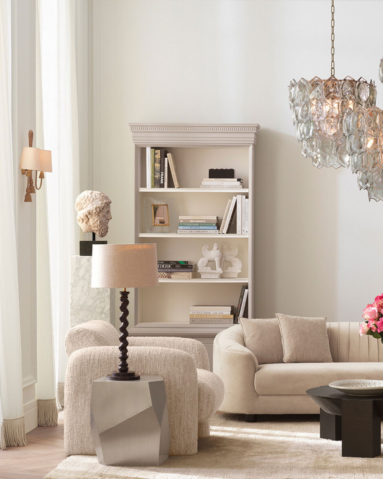 Ramiro side table, gray