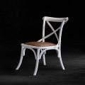 Newport Cross Dining Chair White