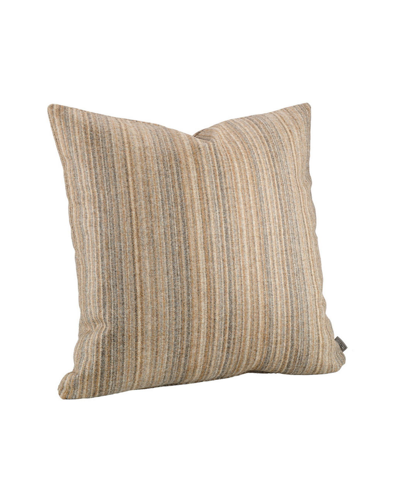 Duncan stripe kissenhülle braun