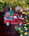 Bruce auto kerstboomdecoratie rood