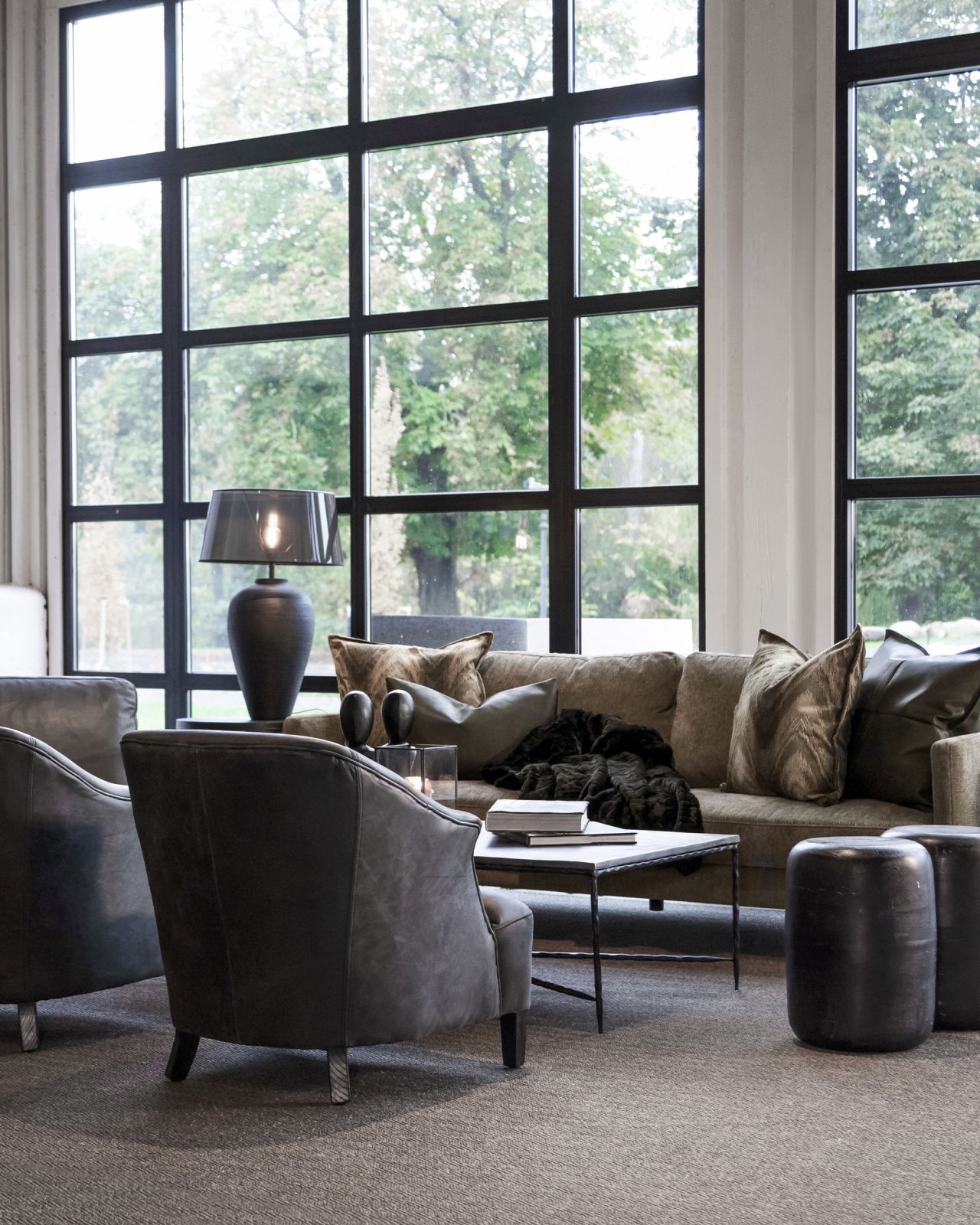 Classic Lampshade Smoke OUTLET