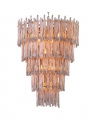 Saint Roch chandelier, brushed brass