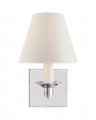 Evans Single Arm Sconce Polished Nickel