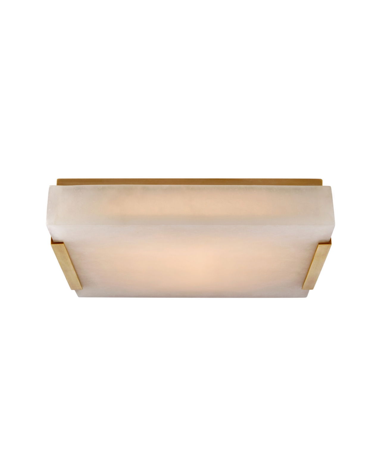 Covet Medium Flush Mount Antique-Burnished Brass