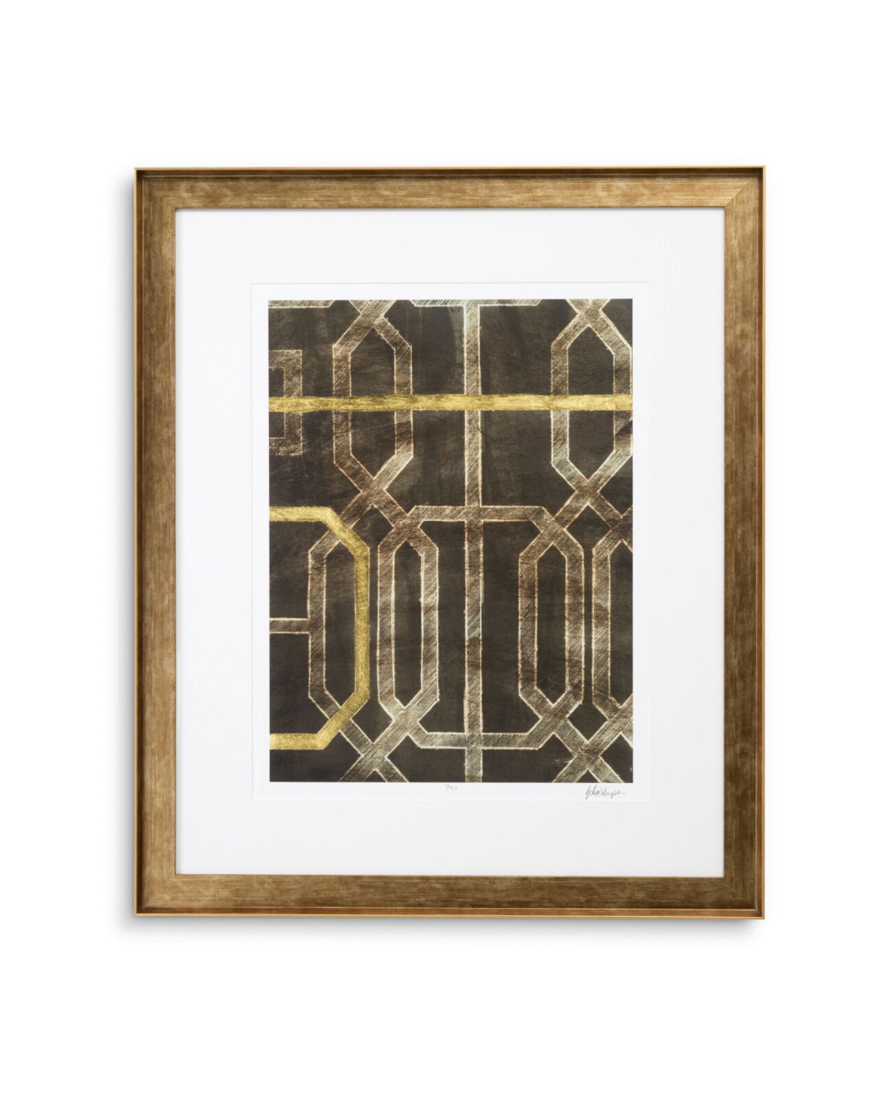 Trellis Pattern II wall art by Ethan Harper set of 2