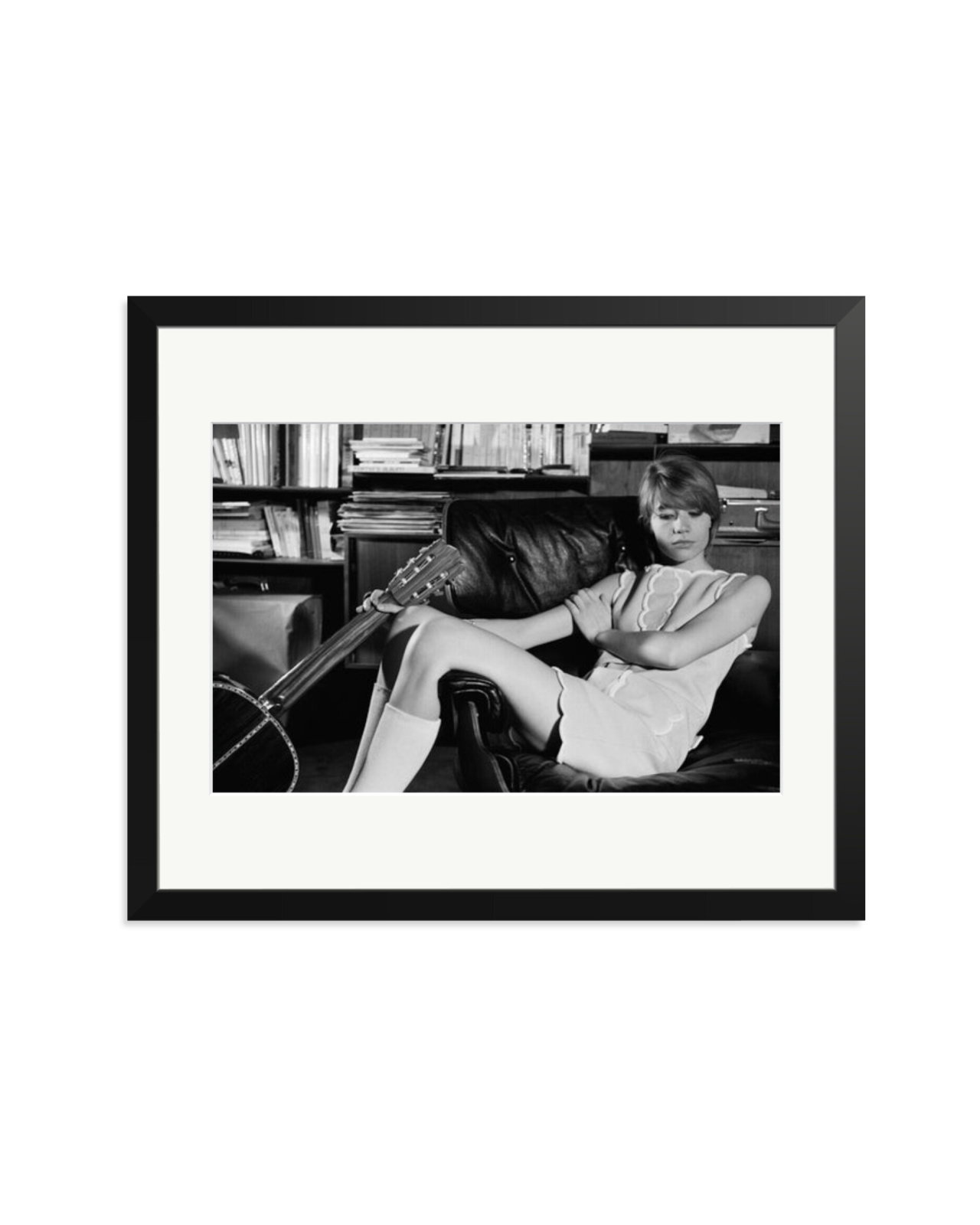 Francoise Hardy at Home Black / Large