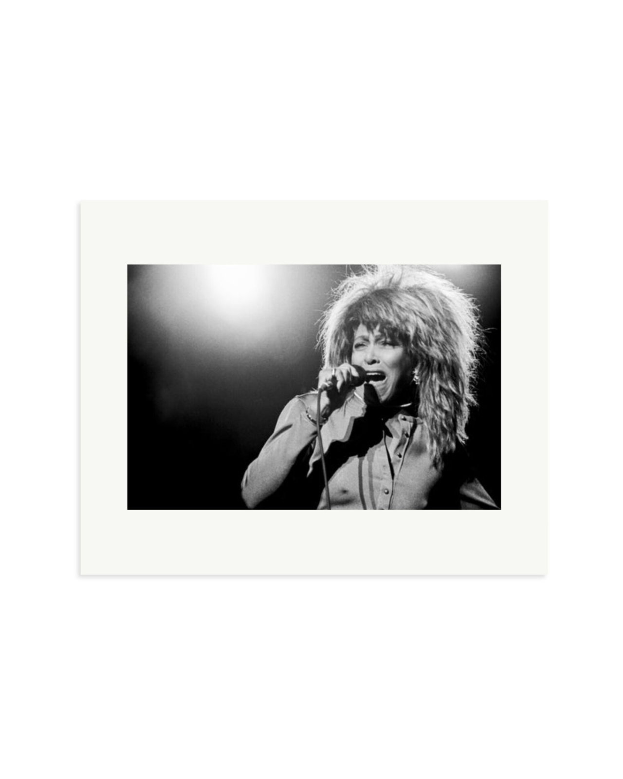 Tina Turner on stage in 1987 Print Only / Medium