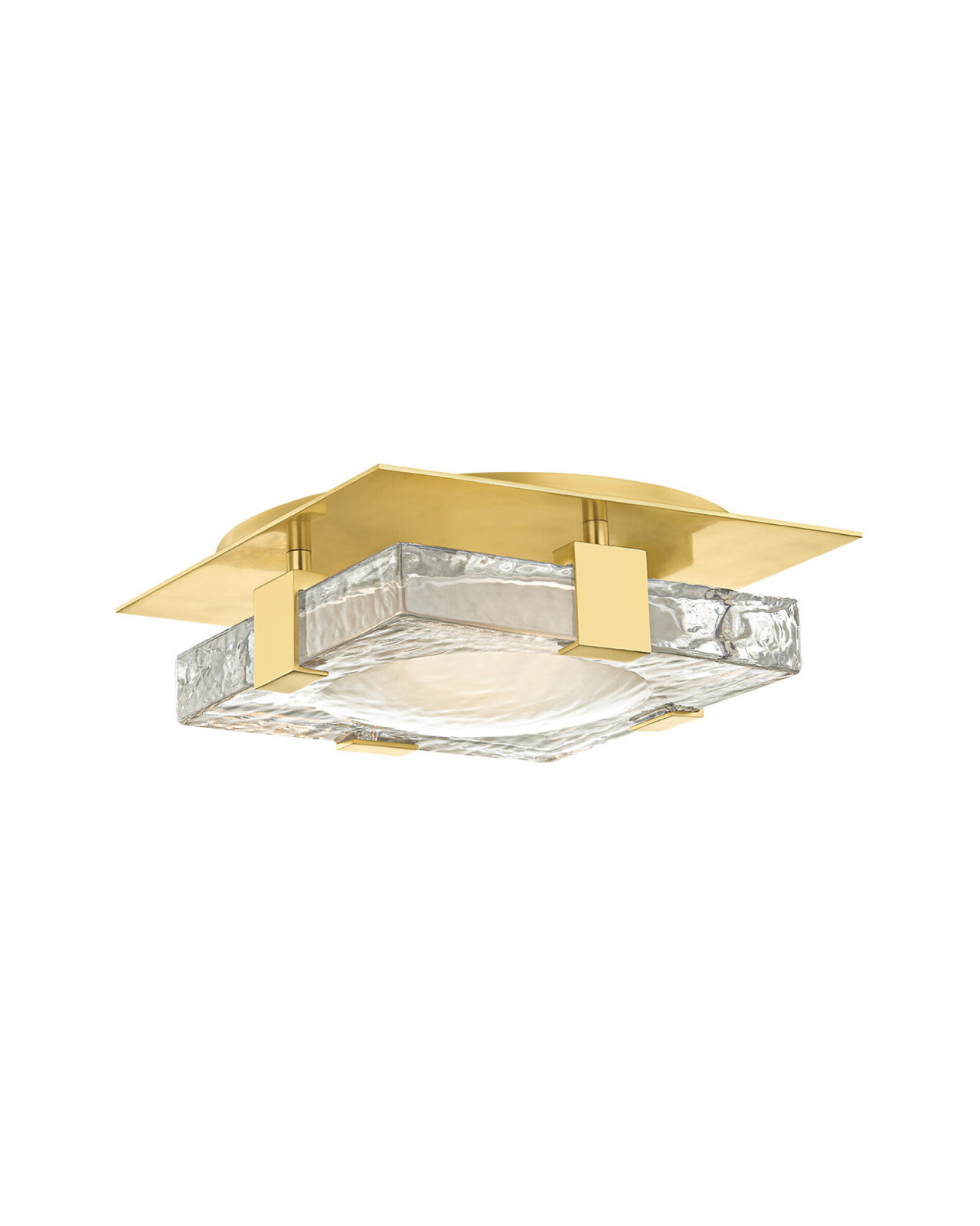 Bourne vegglampe antikk messing