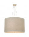 Walker Hanging Light Cream/Natural Linen Shade M