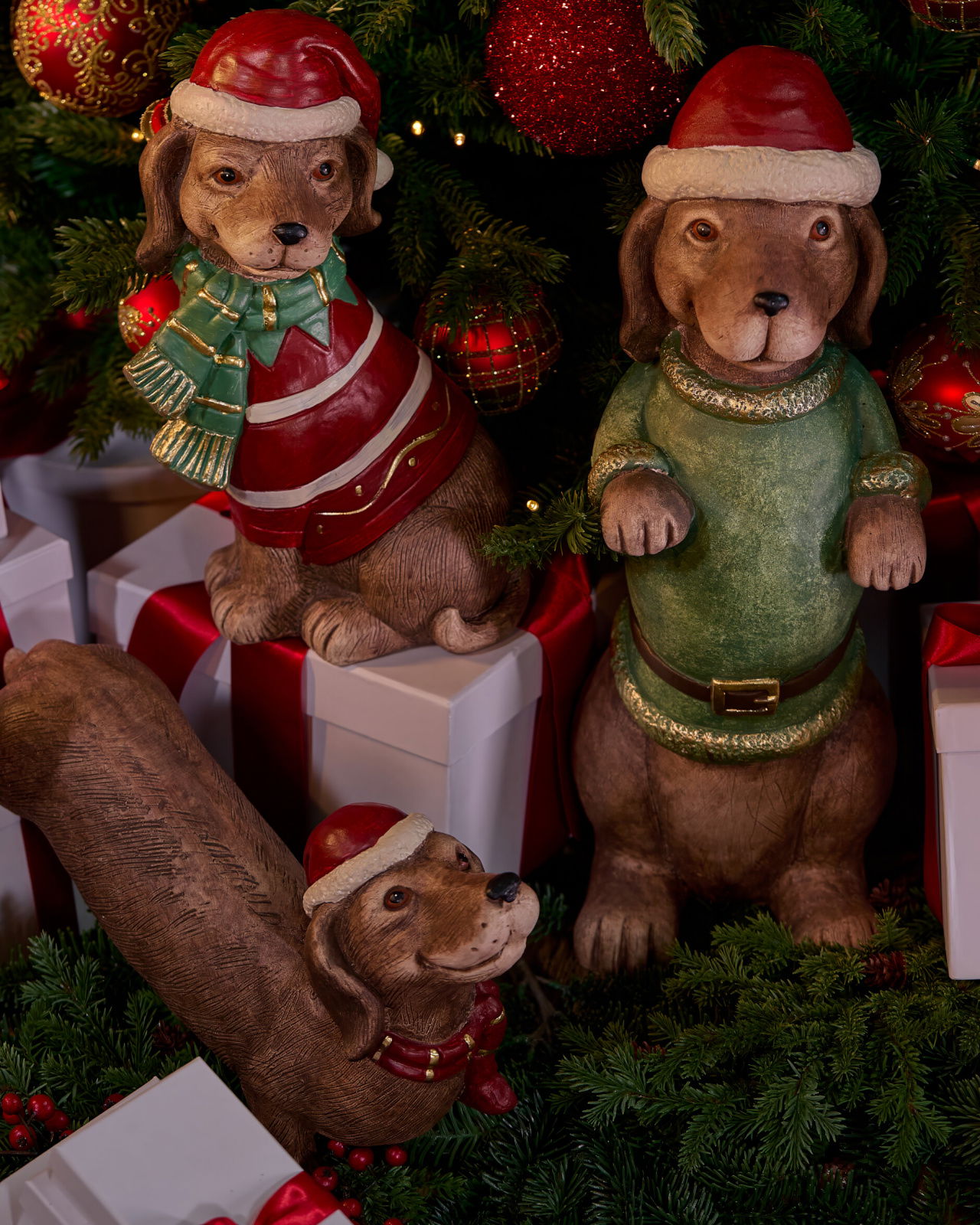 Bruno hund juldekoration