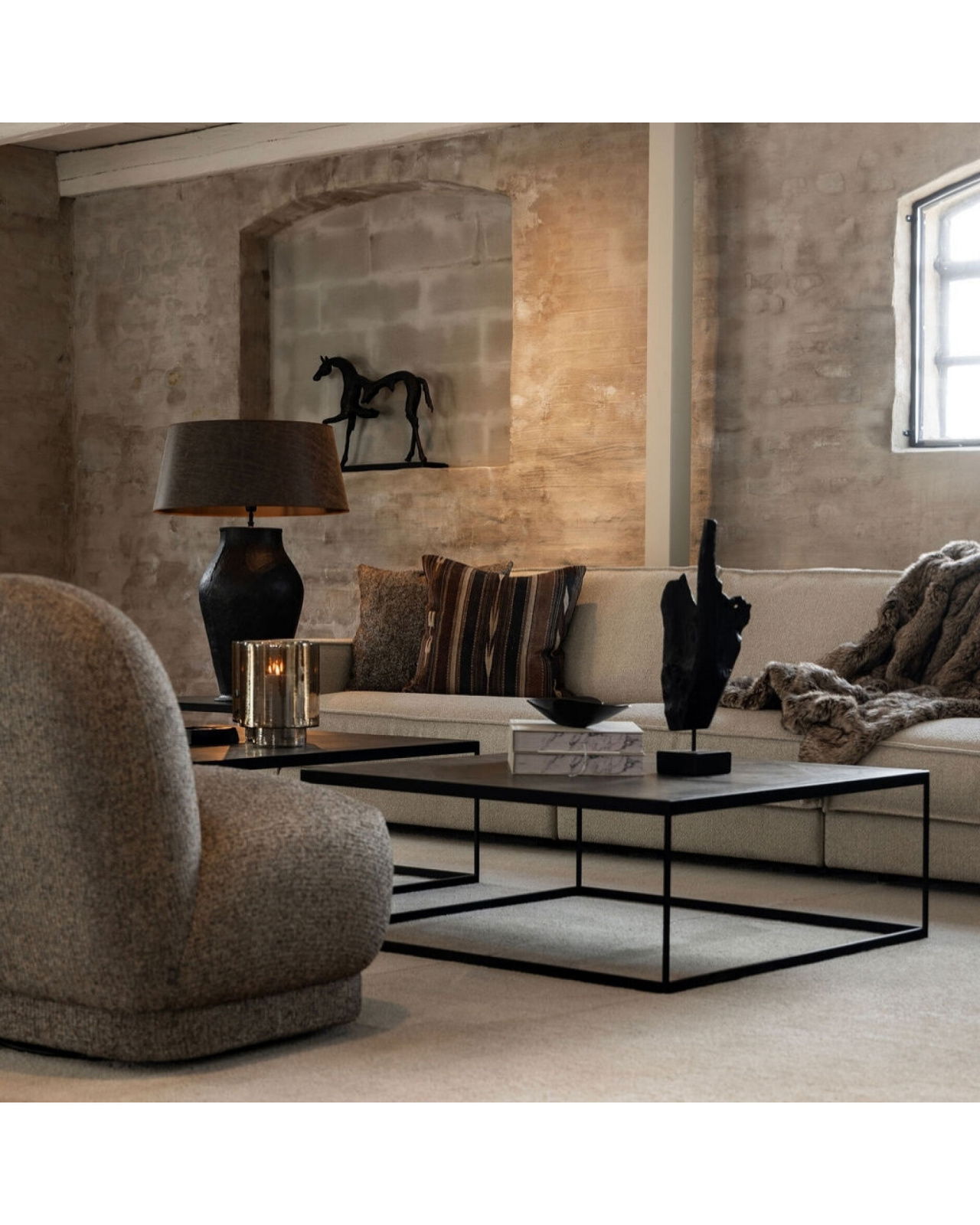 Bronzo Cushion Cover Brown