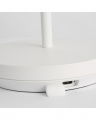 Doppia Accent Rechargeable Table Lamp Matte White