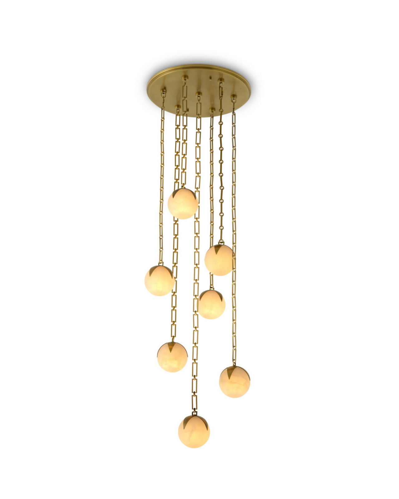 Alesa kroonluchter antiek messing