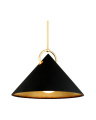 Charm loftlampe guld