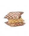 Ikat Diamond putetrekk terracotta