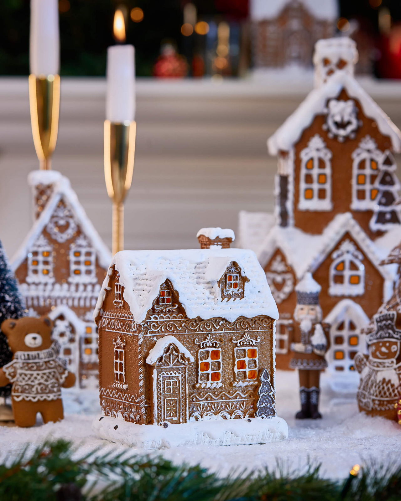 Darlington pepparkakshus juldekoration