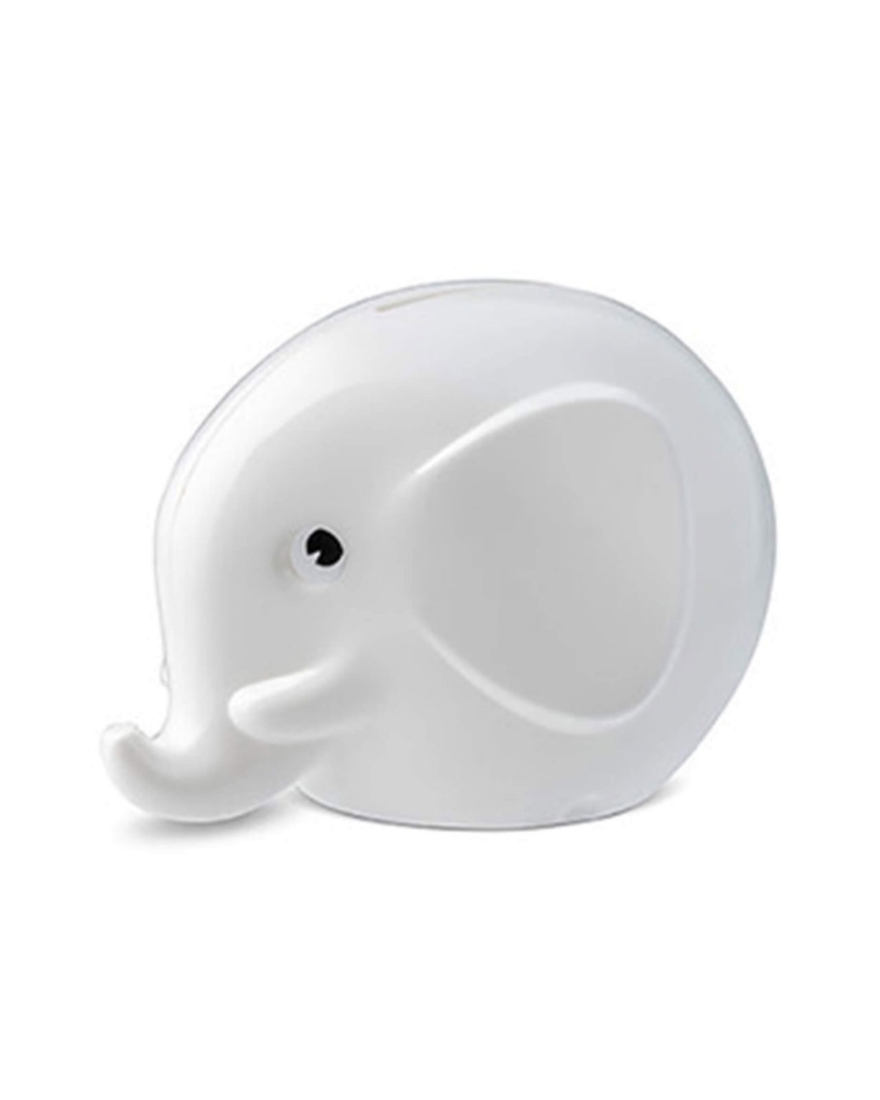 Elephant Piggy Bank White