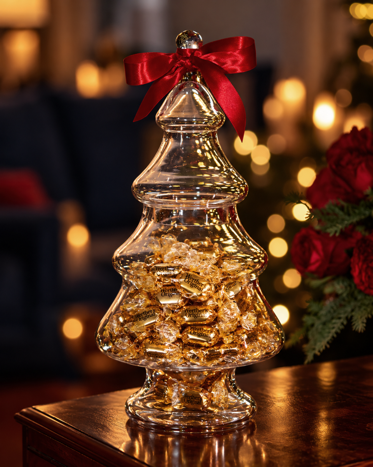 Valentin glassjuletre