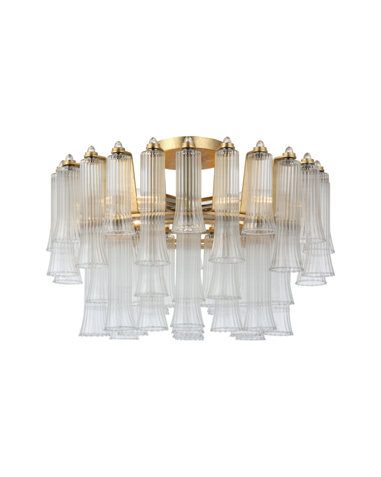 Lorelei 18" Semi-Flush Mount Gild