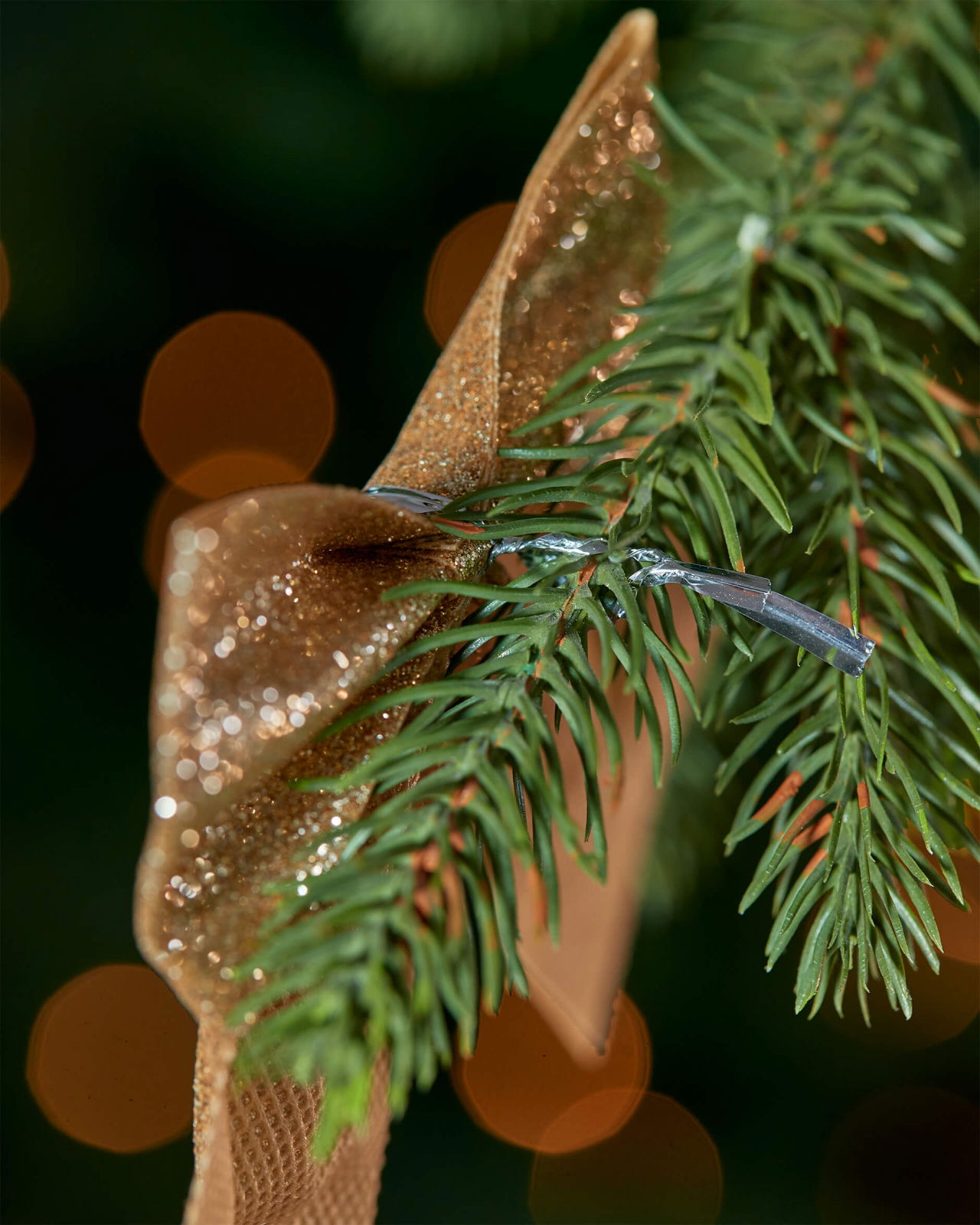 Vivienne rosett juldekoration champagne 6-pack